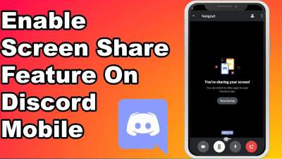 Discord-Mobile-Screen-Sharing