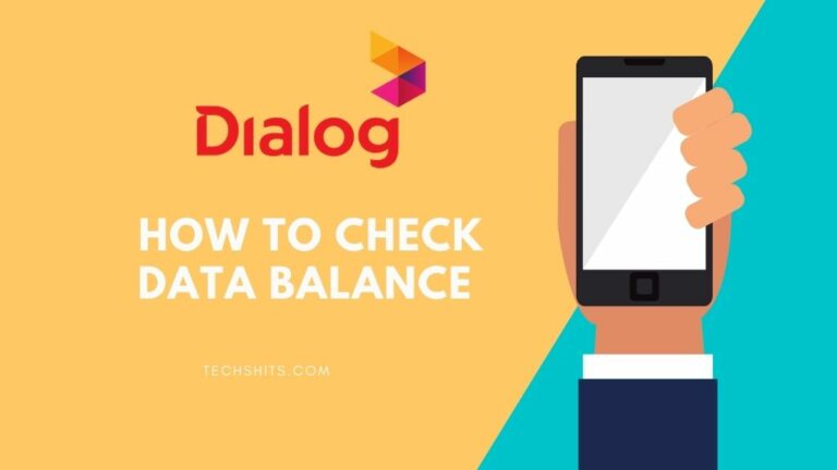 How To Check Data Balance in Dialog Router
