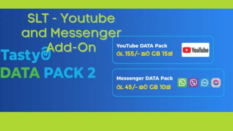 SLT Youtube , Messenger Ad ons