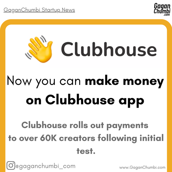 How to earn money in clubhouse apps