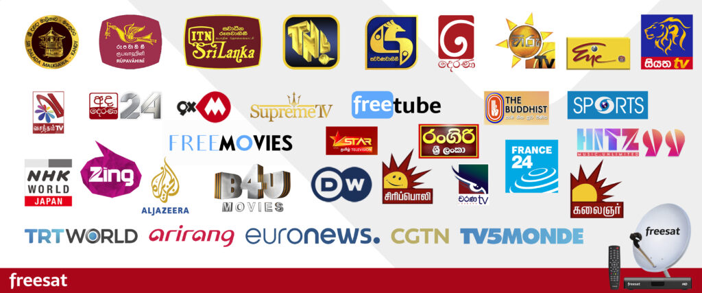 Freesat Sri Lanka Channel List and Satellite Frequency