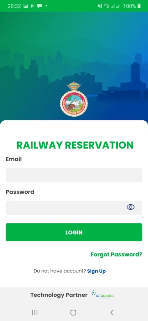 SL Railway app