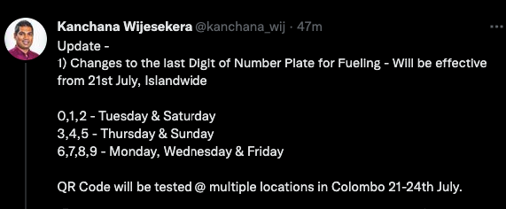 Kanchana Tweet