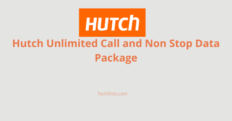 Hutch Unlimited Call and Non Stop Data Package