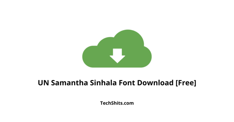 UN Samantha Sinhala Font Download [Free]