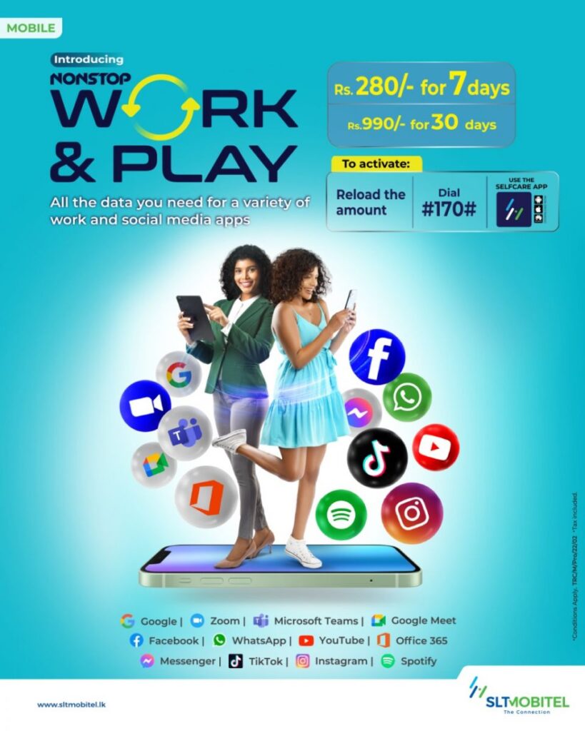 Mobitel Non-Stop Work and Play 990 Package