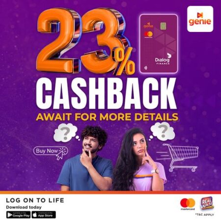 Dialog Genie 23% Cash Back offer - May 2023