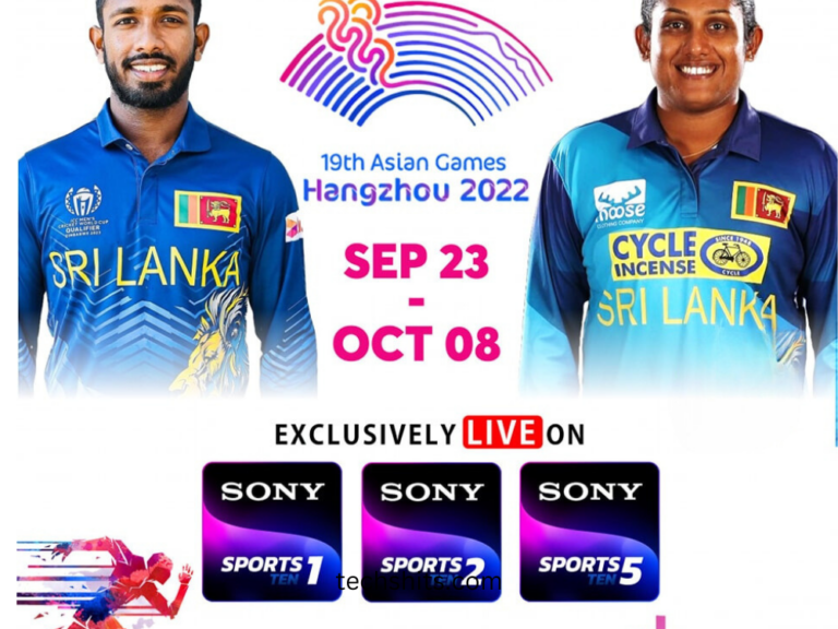 Watch Asia Games 2023 Live in Sri Lanka